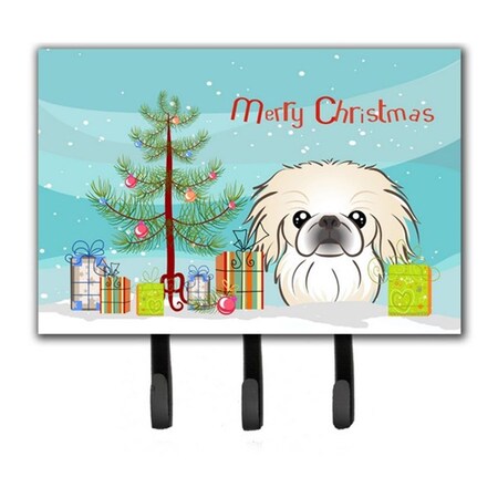Jensendistributionservices Christmas Tree & Pekingese Leash or Key Holder MI1718573